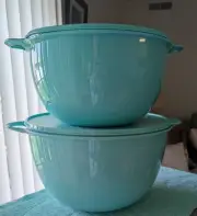 New 2025 Release! Tupperware Thatsa Big Bowl Set Of 2/Mint.