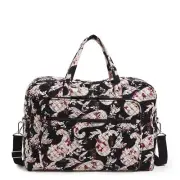 Vera Bradley Iconic Grand Weekender Travel Bag Signature Cotton Botanical Pai...