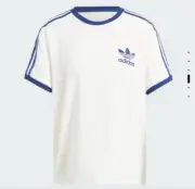 Sz S Adidas Women’s Originals 80s Terry 3 Stripes Tee Shirt Classic Retro OG