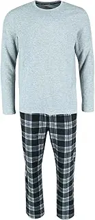 [Hanes] Men's Big and Tall X Temp Micro Fleece Pajama Set