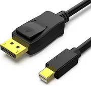 Mini DisplayPort to DisplayPort Cable, BENFEI Mini DP(Thunderbolt Compatible) to DP 6 Feet Cable (Male to Male) Gold-Plated Cord, Supports Supports 4K@60Hz, 2K@144Hz
