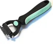 Pet Grooming Brush for Dogs and Cats, Dog Brush, Cat Brush, Rake Comb for Removing Undercoat Tangles, Mats and Loose Hair, for Medium and Long Hair, Pet Supplies Accessories