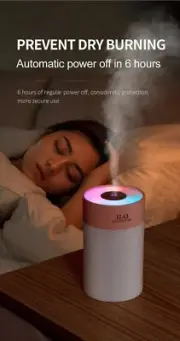Portable Mini Humidifier Small Cool Mist Humidifier with Colorful LED