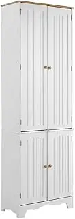 Artiss Buffet Sideboard with Doors and Inner White Adjustable Shelves Tall Pantry Cupboard Corner Cabinet, Kitchen Storage Table Display Organizer Dining Furniture Living Room Home