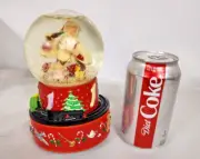 1971 Coca Cola Santa Snow Globe moving Train I'd like to teach the world to sing