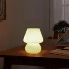 Mushroom Table Lamp, Nights Light with 3 Color Modes and Adjustable Brightness