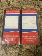 Adams Money Rent Receipt Books for Business, 3 Part Carbonless**2x 100Receipt BK