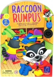 Educational Insights Raccoon Rumpus Game, Preschool Game with Dice & Color Match
