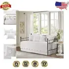 Stylish White Daybed Cover Set with Scalloped Design – Perfect for Twins