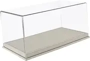 Generic 1/24 Scale Diecast Car Garage Display Case, Decorative with Cover for Toy Cars, Model Collectors, Alloy Car , White