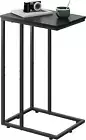 WLIVE Side Table , C Shaped End Table for Couch, Sofa and Bed, Large Deskt