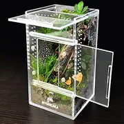MYGIIKAKA Jumping Spider Enclosure Accessories, Tarantula Spider Box, Bug Cage, Praying Mantis Habitat Enclosure, Snail Insect Terrarium, Caterpillar Habitat