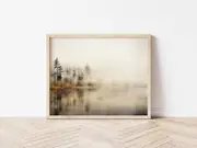 [Namly Design] Poster - Misty Forest Reflection