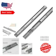 Stainless Steel Soft Close Drawer Slides - 24" Full Extension, 100LB Capacity