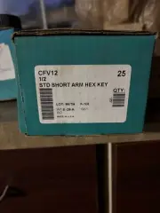 1/2" Allen wrench hex wrench short arm 5 1/2" length quantity (2)