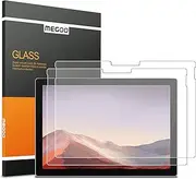 [2 Pack] MEGOO Anti Glare Screen Protector for Surface Pro 7/Surface Pro 7 Plus/6/5/4/3 12.3 inch, Feel Like Paper/Matte Tempered Glass/Scratch-Resistant/Easy Installation