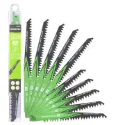 WORKPRO 10PCS 6/9" Wood Pruning Reciprocating Saw Blades 5 TPI Pruner Saw Blades
