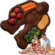 Charcuterie Tray,Funny Serving Tray Charcuterie Boards - Wooden Cheese Platter Serveware, Fruit Plate Kitchen Accessories for Meat Appetizer Fruit Bread