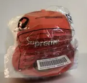 SUPREME BOX LOGO MESH BACK NEW ERA ORANGE HAT/ SIZE 7 1/4 SS23 WEEK 7/ AUTHENTIC