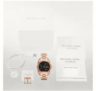 MICHAEL KORS Mkt5004 玫瑰金 智能腕錶 智慧手錶 觸控螢幕 液晶顯示