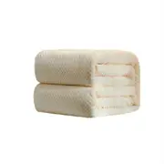 Thicken Solid Color Mesh Pineapple Flannel Blanket Coral Fleece Air Conditioning Sofa Cover Winter Warm Sheets Easy Wash Faux Fur Blankets, Size:100x150cm(Beige)
