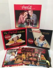 Vintage Coca Cola Coke Calendars 90s 2000s