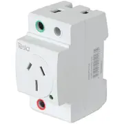 Tesla GPO315DR 3 Pin Din Mount Double Pole GPO 15A Socket