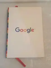 Google Brand Softcover Paper Note Writing White Journal Book with Bookmark...