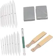 COHEALI Portable Sketching Drawing Kit 22pcs Beginner Stationery Set Art Supplies for School Outdoor and Home Use