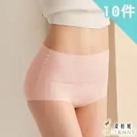 在飛比找momo購物網優惠-【silknny 桑柏妮】10件組 ☆ 日本石墨烯高腰女內褲