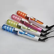Magic Elegric Spiral Hair Curler Roller Hair Styling Tool Curling Iron Wand pink US Plug