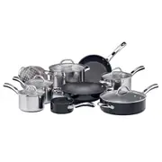 Raco Kitchen Essentials Nonstick/Stainless Steel Induction 9 Piece Cookware Set