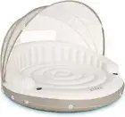 INTEX 58292EP Canopy Island Inflatable Pool Float: Comfortable Lounge Surface –