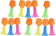 NAMOARLY 12pcs Cheering Horns Party Horns for Festivals Games Events Safe Mini Trumpets for Vibrant Noisemakers for Fun Celebrations
