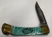 RARE 2008 BUCK 110 WILD HORSE CUSTOM BUFFALO PROTOTYPE KNIFE V893