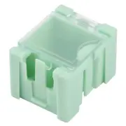 50Pcs Green SMT SMD Container Box Electronic Components Small Storage Case