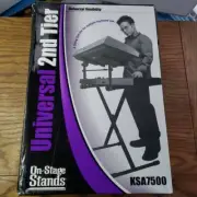 Keyboard Stand ,Stage KSA7500 Universal Second Tier Adjustable Stand X Style New