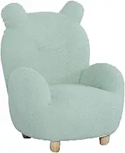 Plush Fabric Armchair Removable and Washable Bear Sofa Lazy Sofa Solid Wood Structure for Classroom Living Room Bedroom