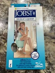 Jobst Firm Compression Knee Highs - Sily Beige Medium 121501 20-30 mmHg