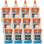 Elmers Liquid School Glue 148ml Clear Art Craft Box 12