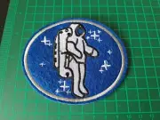 Spaceman Spacewalk Embroidered Patch Badge