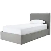 [Sleeping Giant] Forbes Right Drawer Storage Bed Solana Silver