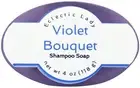 Violet Bouquet Shampoo Soap Bar By Eclectic Lady, 4 oz Bar