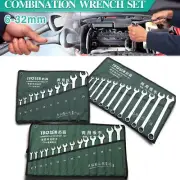 6-32mm Spanner Open Box Combination Metric Open Ring w/ Roll Pouch 14/20pcs Set