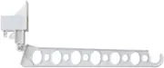 Wall Mounted Drying Rack Simple Household Clothes Drying Racks Free Perforated Window Frame Hanging Racks Coat Hangers
