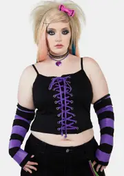 [The Grave Girls] Plus Make Things Complicated Corset Top