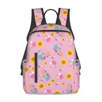 在飛比找蝦皮購物優惠-粉紅豬小妹 小豬佩奇背包戶外旅行運動兒童背包大容量小學生書包