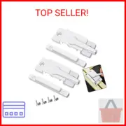Sliding Window Sash Locks White ZUONAI 2 Pack Cam Sash Locks for Double Hung Win
