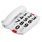 Big Button Phone for Elderly Seniors, Home Land Line Phone Key for Help1016