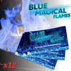 Magical Flames Blue Fire Color Packets - Vibrant Flames for Campfires (12 Pack)